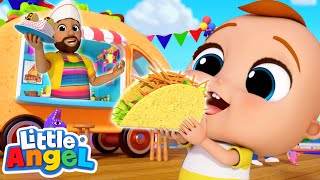 Wheels on the Taco Truck  Baby Johns Food Song  Kids Cartoons and Nursery Rhymes [upl. by Rennob]