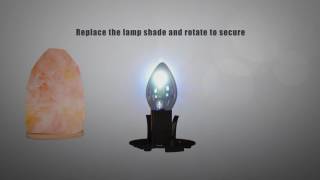 How to Change the Bulb in your Himalayan Salt Lamp [upl. by Releehw503]