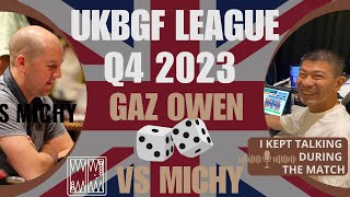 UKBGF League Q4 2023 Division 2 Gaz Owen [upl. by Atteloc]