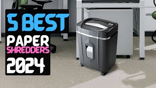 Best Paper Shredder of 2024  The 5 Best Paper Shredders Review [upl. by Sivad9]