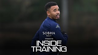 Goals galore  INSIDE TRAINING  First steps towards Nottingham Forest test  Premier League [upl. by Eseila137]