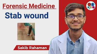 Stab wound  Concealed punctured wound  Forensic medicine and toxicology bangla lecture [upl. by Helbonnah]