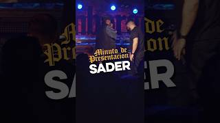 sader en su presentación de la FREESTYLE SESSIONS ✅🔪 rap hiphop freestyle flow rapper [upl. by Fesuoy]