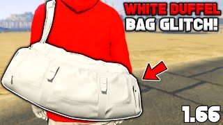 How To Get The White Duffel Bag Glitch In Gta 5 Online 167 [upl. by Luciana713]