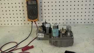 How to test the gas valve on a gas furnace with an ohmmeter [upl. by Ynos172]