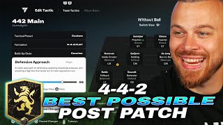 EA FC 25 POST PATCH THE BEST POSSIBLE 442 FORMATION to REACH ELITE DIVISION META TACTICS amp ROLES [upl. by Reuven103]