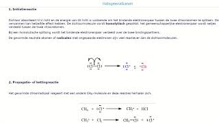 4 Homolytische substitutie [upl. by Hobey]