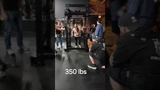 350lb Squat PR [upl. by Hamachi]