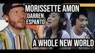 Morissette REACTION  A WHOLE NEW WORLD Darren Espanto amp Morissette Amon A WHOLE NEW WORLD reaction [upl. by Hares]