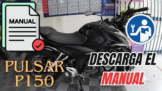 Descarga el MANUAL de la PULSAR P150 en PDF  Bajaj [upl. by Enilreug]