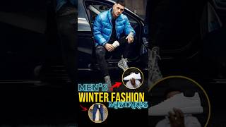 Mens Winter Fashion Mistakes mensfashion [upl. by Yroggerg]