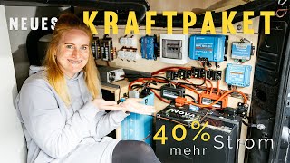 Neues Kraftpaket im Camper  Upgrade  40 mehr Strom [upl. by Yelad324]