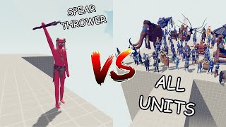 Spear Thrower VS ALL UNITS In TABS [upl. by Meghann]