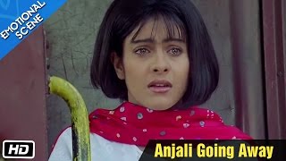 Anjali Going Away  Emotional Scene  Kuch Kuch Hota Hai  Shahrukh Khan Kajol Rani Mukerji [upl. by Roath609]