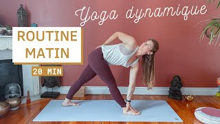 20 minutes de yoga le matin  Routine pour sétirer et se renforcer Hatha Yoga tous niveaux [upl. by Purvis622]