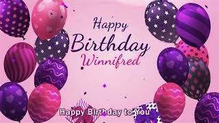 Happy Birthday Winnifred Personalized Birthday Song for Winnifred [upl. by Zilla]