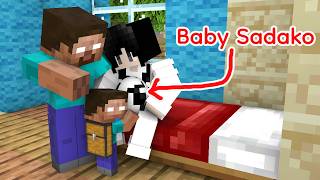 Baby Herobrine Has a new Baby Sister ❤️ Minecraft Animation [upl. by Bluhm]