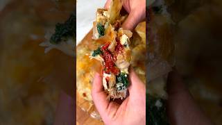 Easy Filo Recipe  Cheesy Spinach Filo Pie in a Skillet [upl. by Enoch787]