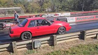 Mooresville dragway running the 92 notch back at foxtoberfest 24 [upl. by Kcirrad]