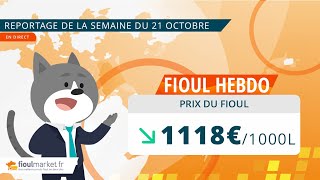 Prix ​​du fioul domestique  semaine du 21 octobre 2024 [upl. by Eanrahs]