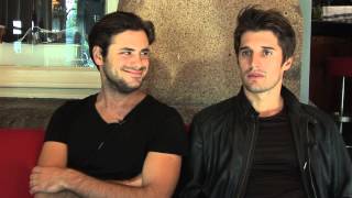 2Cellos interview part 1 [upl. by Mairb]