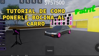 TUTORIAL DE LAS BOCINAS EN DREAM CHIPEO RP [upl. by Edyaw815]