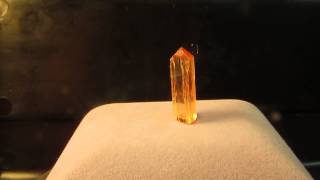 Imperial Topaz Terminated Crystal Display Mineral specimen [upl. by Arej]