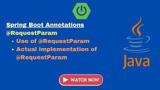 Spring Boot Tutorial 5 Spring Boot Annotations  RequestParam [upl. by Aibat274]