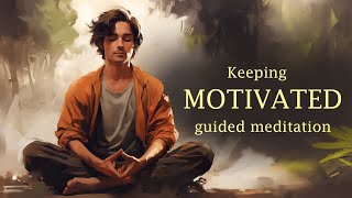 Keeping MOTIVATED by Visualizing your Goals Guided Meditation [upl. by Itnahs]