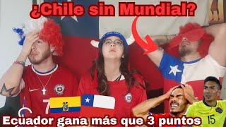 Ecuador vs Chile 10  Reacción de Hinchas chilenos [upl. by Idelle]