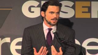 Matt Bomer amp Simon Halls accept GLSENs 2012 Inspiration Award [upl. by Rabaj547]