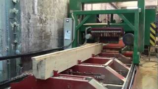 BAND SAWMILL Mebor HTZ 1200 SP  Resawing [upl. by Eelinej]