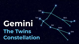 How to Find Gemini the Twins Constellation of the Zodiac [upl. by Jarita]