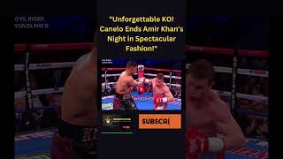 Unbelievable Knockout Canelo’s Massive Punch Ends Khan [upl. by Zelten]