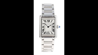 Cartier Tank Solo Pre Owned Watch Ref WSTA0051 [upl. by Etteyafal]