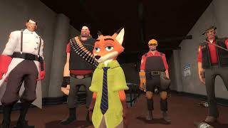 Uberduckai Nick Wilde catches Demoman amp tells the Mercs amp talks him out of it [upl. by Ayatal]