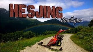 The Art of Hesjing  timelapse Norwegian haymaking [upl. by Ecirtnom]