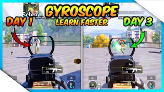 HOW TO USE GYROSCOPE FASTER  BGMI amp PUBG MOBILE GUIDE🔥 Tips amp Tricks [upl. by Monah791]