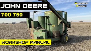 JOHN DEERE 700 750 Workshop Service Repair Manual  English  PDF Download [upl. by Aillemac]