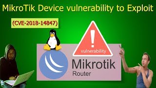 MikroTik Device Vulnerability to 𝙀𝙭𝙥𝙡𝙤𝙞𝙩 CVE201814847🔥🔥 [upl. by Lehsar]