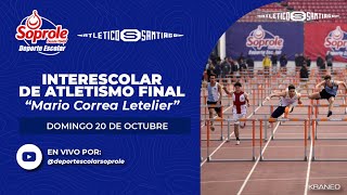 Interescolar de Atletismo Final Mario Correa Letelier Jornada Final [upl. by Hotchkiss]