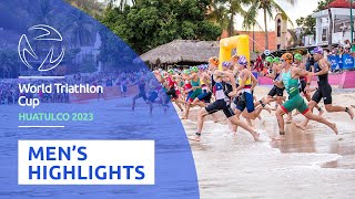 2023 World Triathlon Cup Huatulco  Mens Highlights [upl. by Azral]