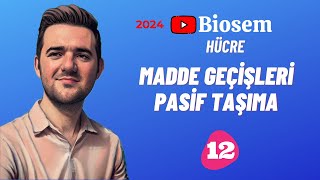 Madde Geçişleri Pasif Taşıma  39 Günde TYT Biyoloji Kampı12  9Sınıf Biyoloji Kampı12  yks2024 [upl. by Atela453]