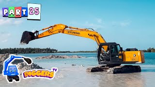 Diggers For Kids Worldwide 🌎 Trucks Mine Sites Crawler Excavators And More [upl. by Pittman821]