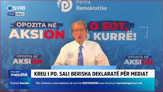 Sali Berisha deklaratë për media 13092024 [upl. by Gotcher]