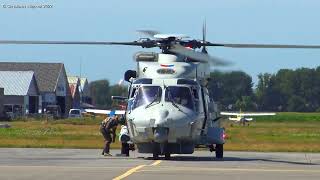 🔥 Big NH90 maritime combat helicopter at Teuge International Airport EHTE  03082022 💥 [upl. by Farrel703]