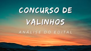 Concurso de Valinhos  Análise do edital [upl. by Iv]