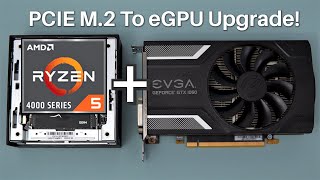 Turning My AMD Ryzen Mini PC Into Gaming PC M2 PCIE to eGPU Upgrade [upl. by Asilanna556]