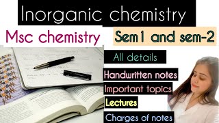 Msc chemistry  Inorganic chemistry notes inorganic chemistry msc 1st semester notes mscchemistry [upl. by Nnyw102]