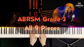 ABRSM Grade 3 Piano Tutorial Syllabus 2023  2024  All 9 Pieces [upl. by Idoc473]